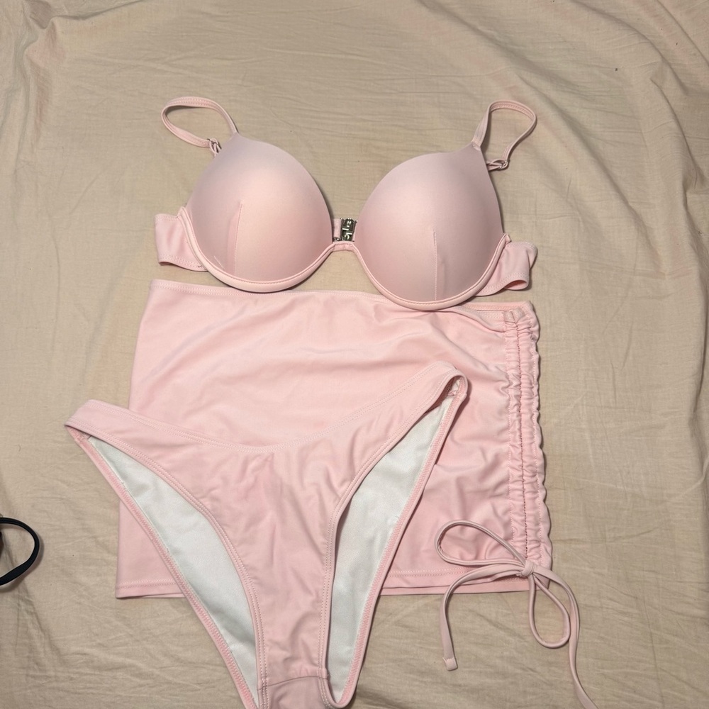 Elegant Pink Bikini Set